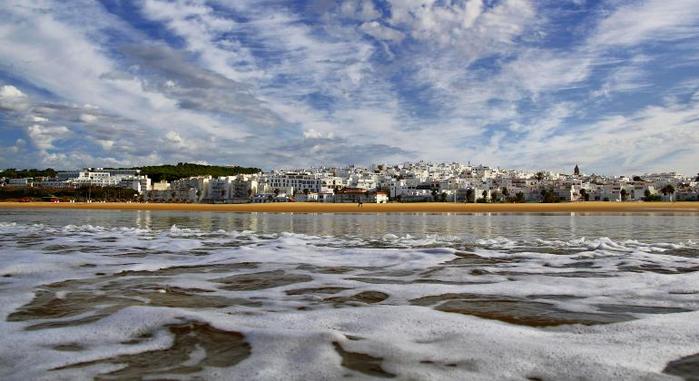 Conil desde la playa