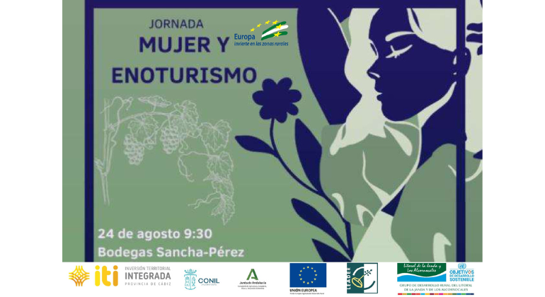 JORNADA MUJER Y ENOTURISMO EN SANCHA PÉREZ BODEGA ALMAZARA CARTEL