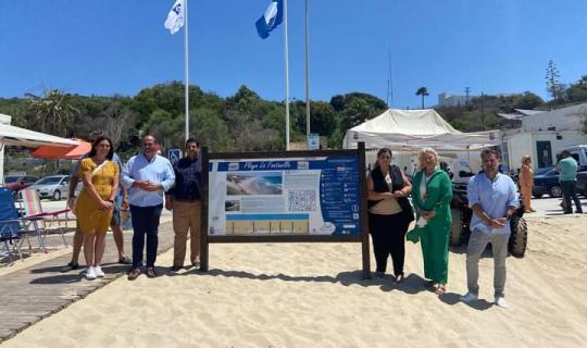 Acto de Izada de Bandera Azul y de la Q de Calidad