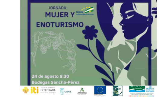 JORNADA MUJER Y ENOTURISMO EN SANCHA PÉREZ BODEGA ALMAZARA CARTEL