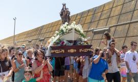 Virgen Del Carmen Con Procesión Marítima